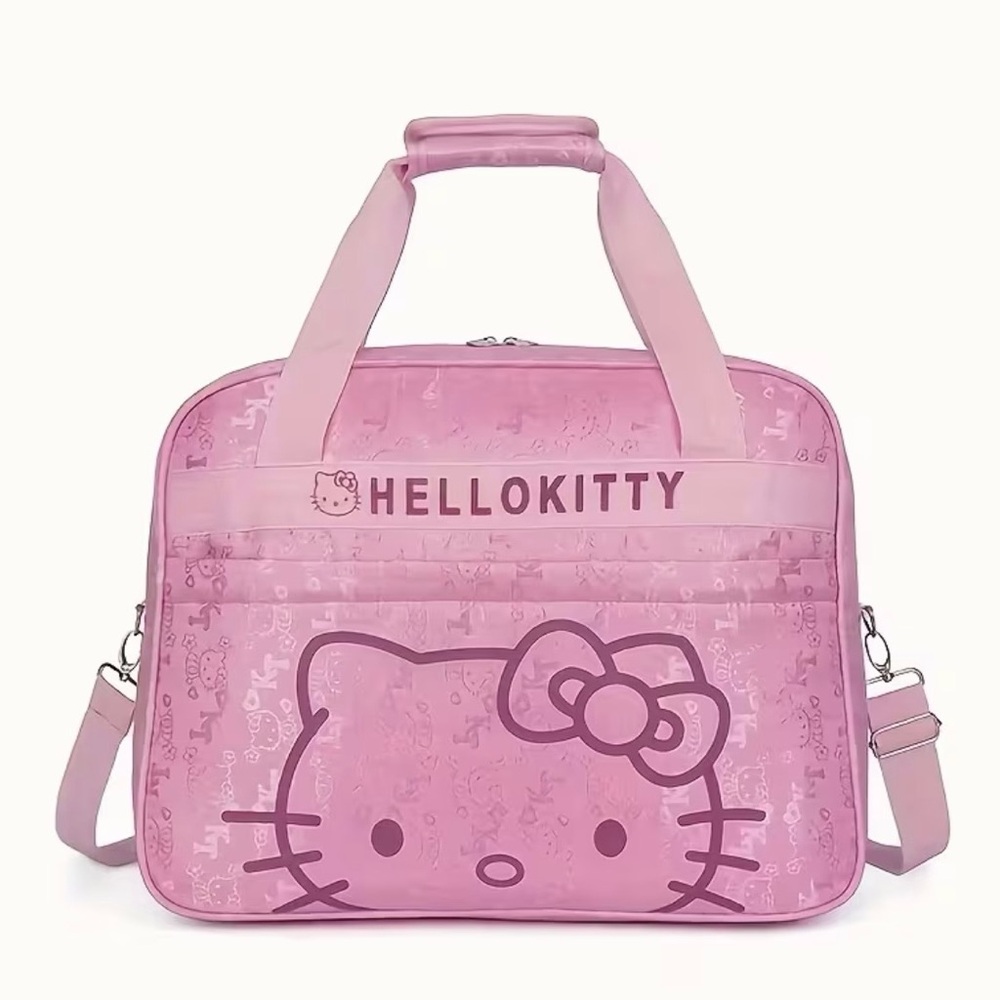 Hello Kitty Pink Clear Travel Tote Bag